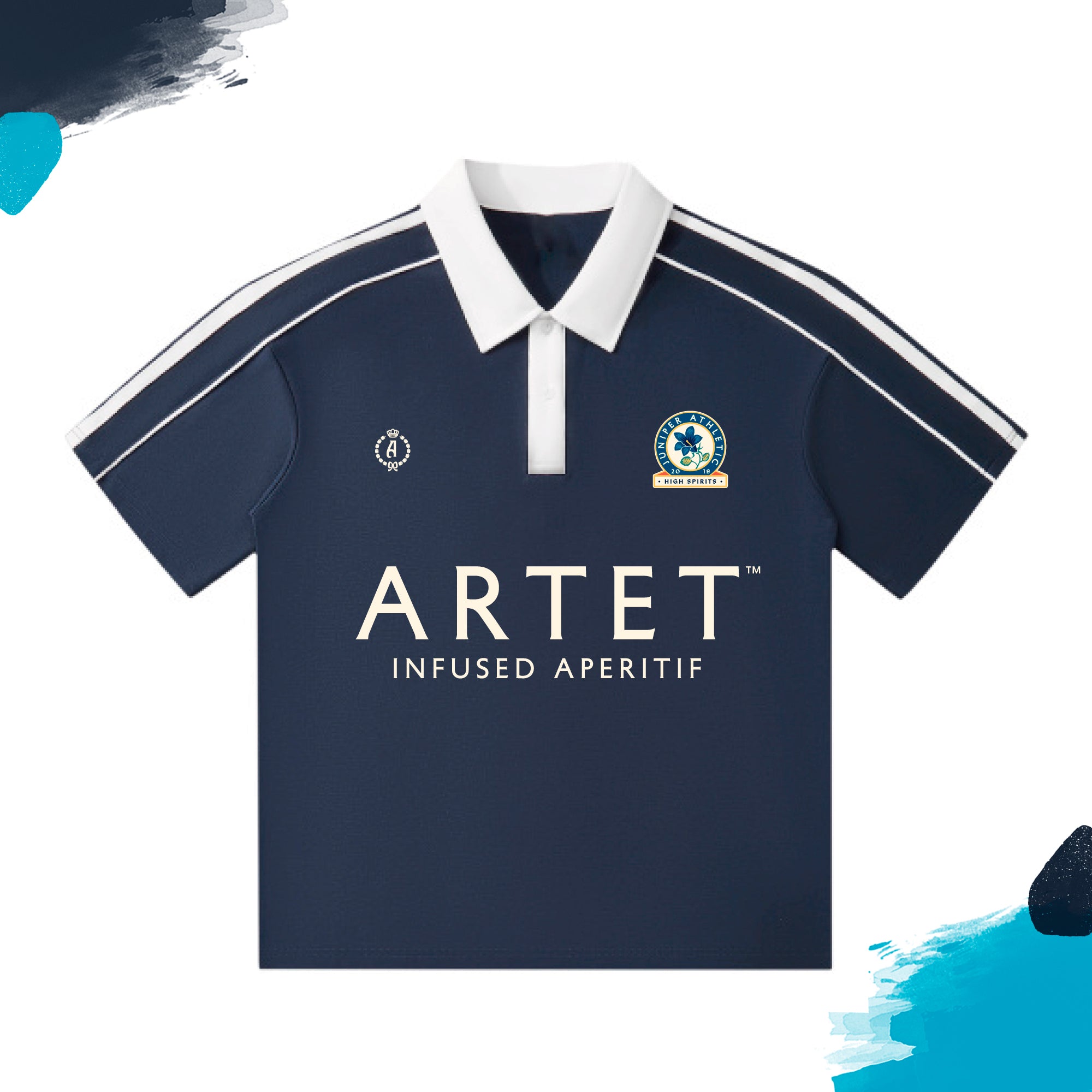 Artet Soccer Jersey in Navy
