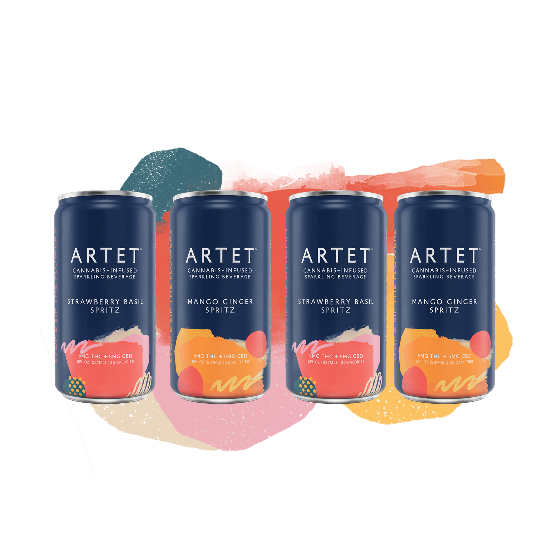 Picnic Pack: 24 THC Spritzes for Sunshine Sipping | Artet
