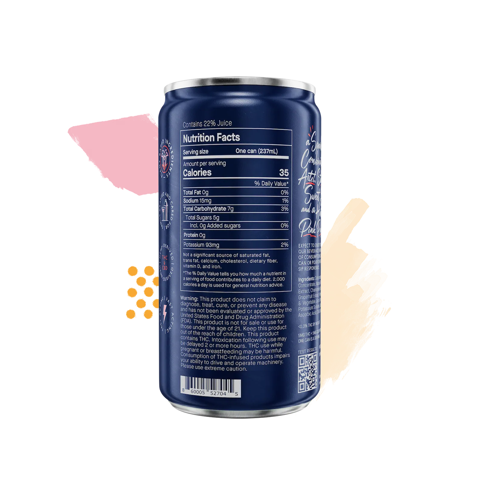 Strawberry Basil THC Spritz (5mg THC + 5mg CBD) | Artet Strawberry Basil THC Spritz (5mg THC + 5mg CBD) | Artet