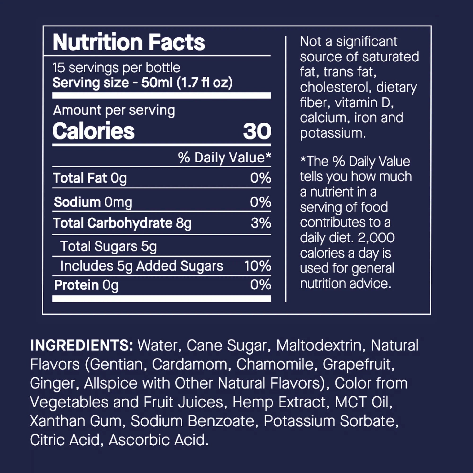 Flagship Infused Aperitif label